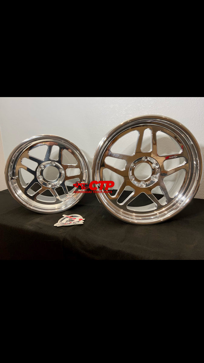 2015-2024 FORD F150 POLISHED BOGART D10 6X135 – Coloradastruckparts